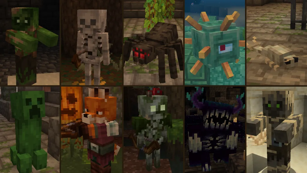 Forager, Текстуры, Minecraft