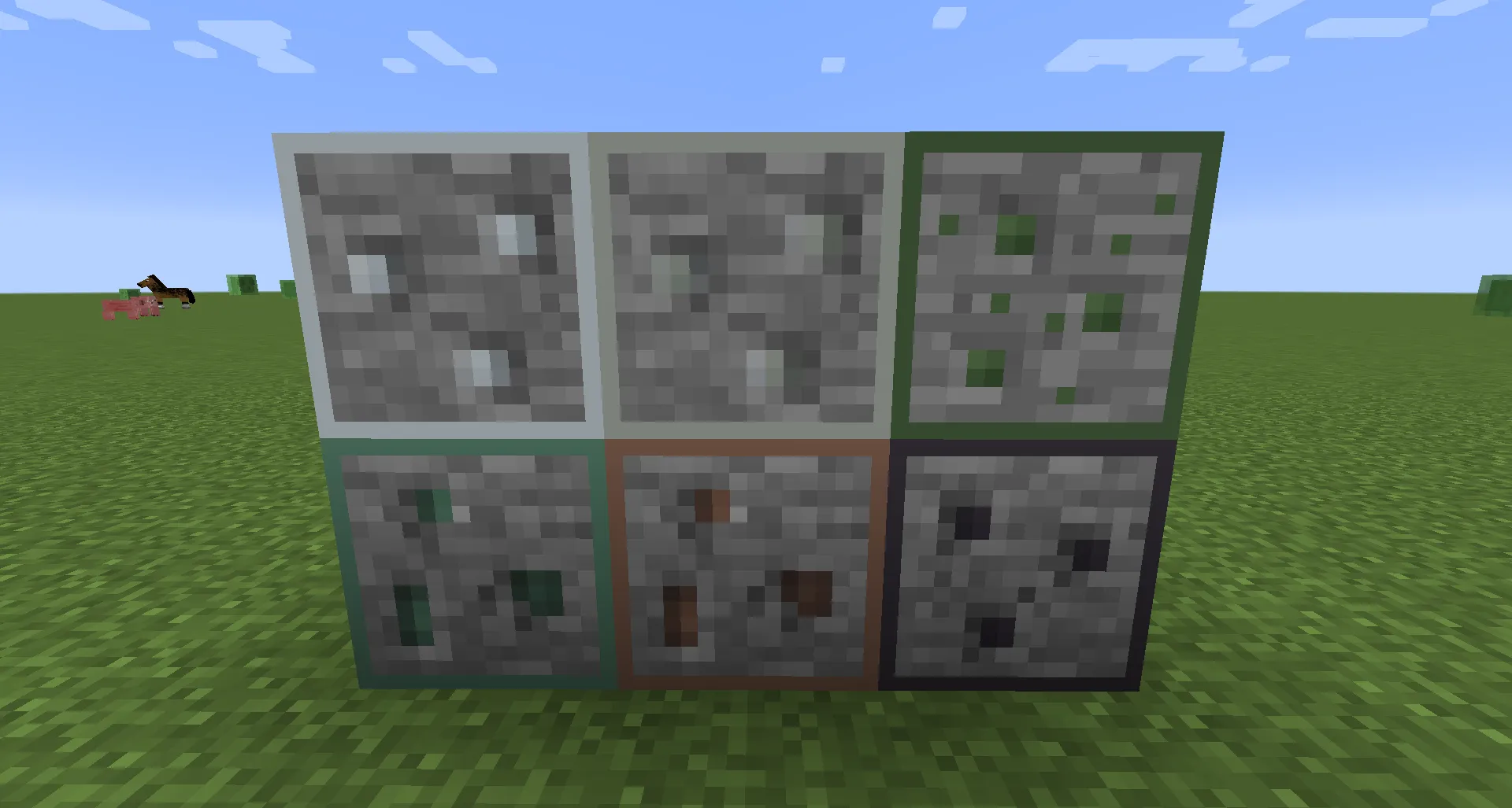 Ore Grids, Текстуры, Minecraft
