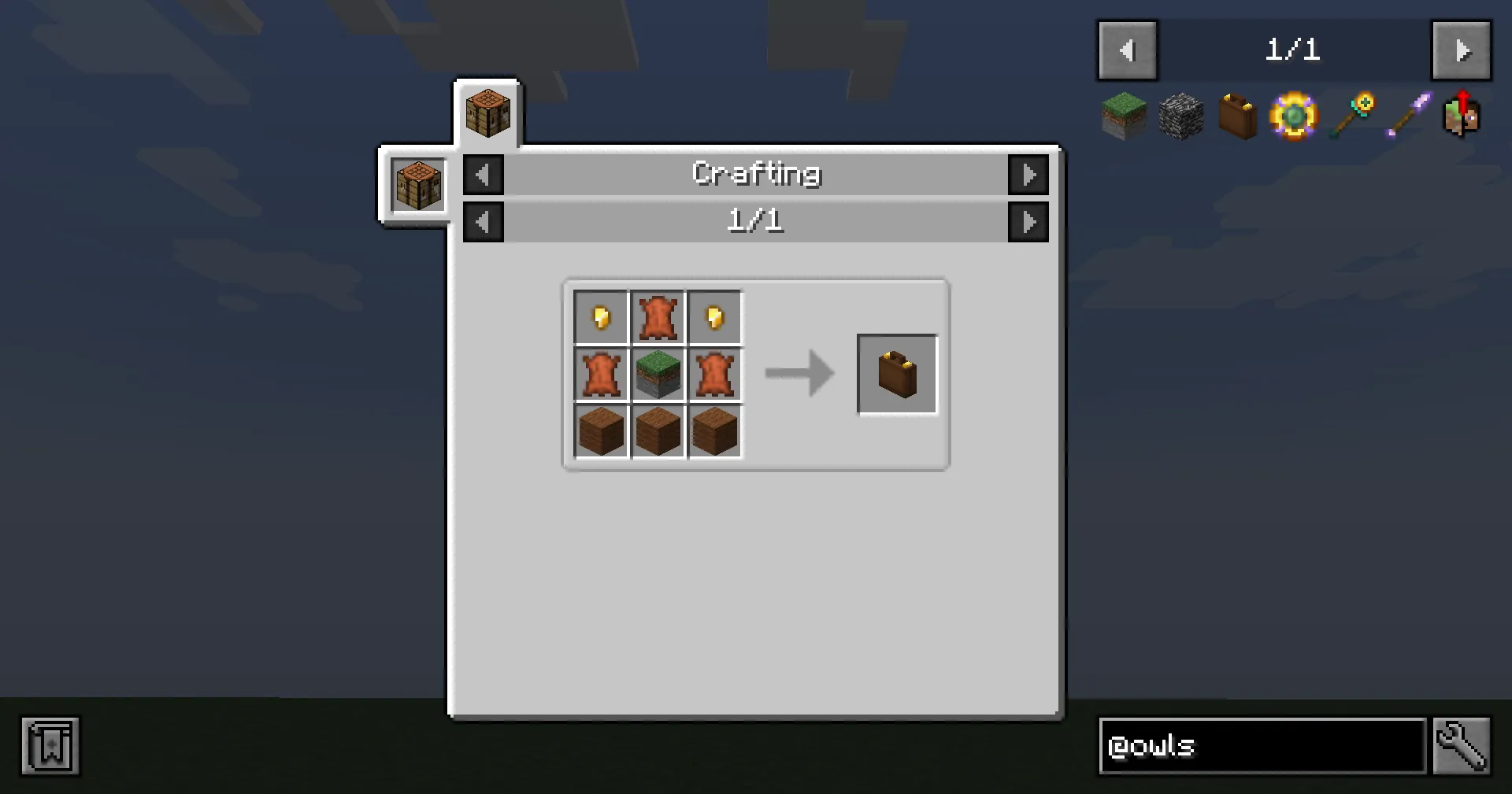 Owl's Pocket Dimension, Моды, Minecraft