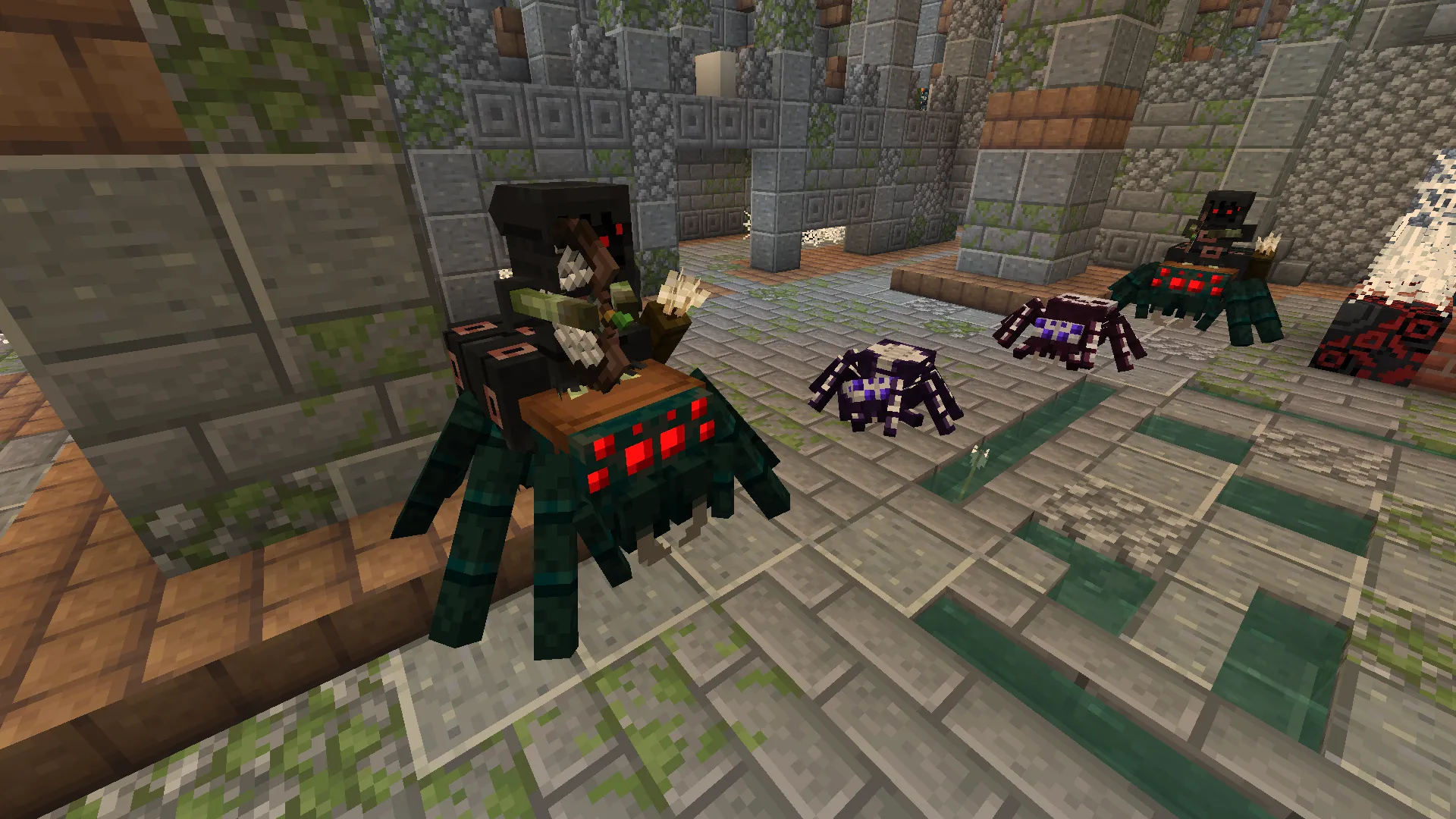 AL's Spiders Revamped — скриншот 2 (Текстуры, Minecraft)