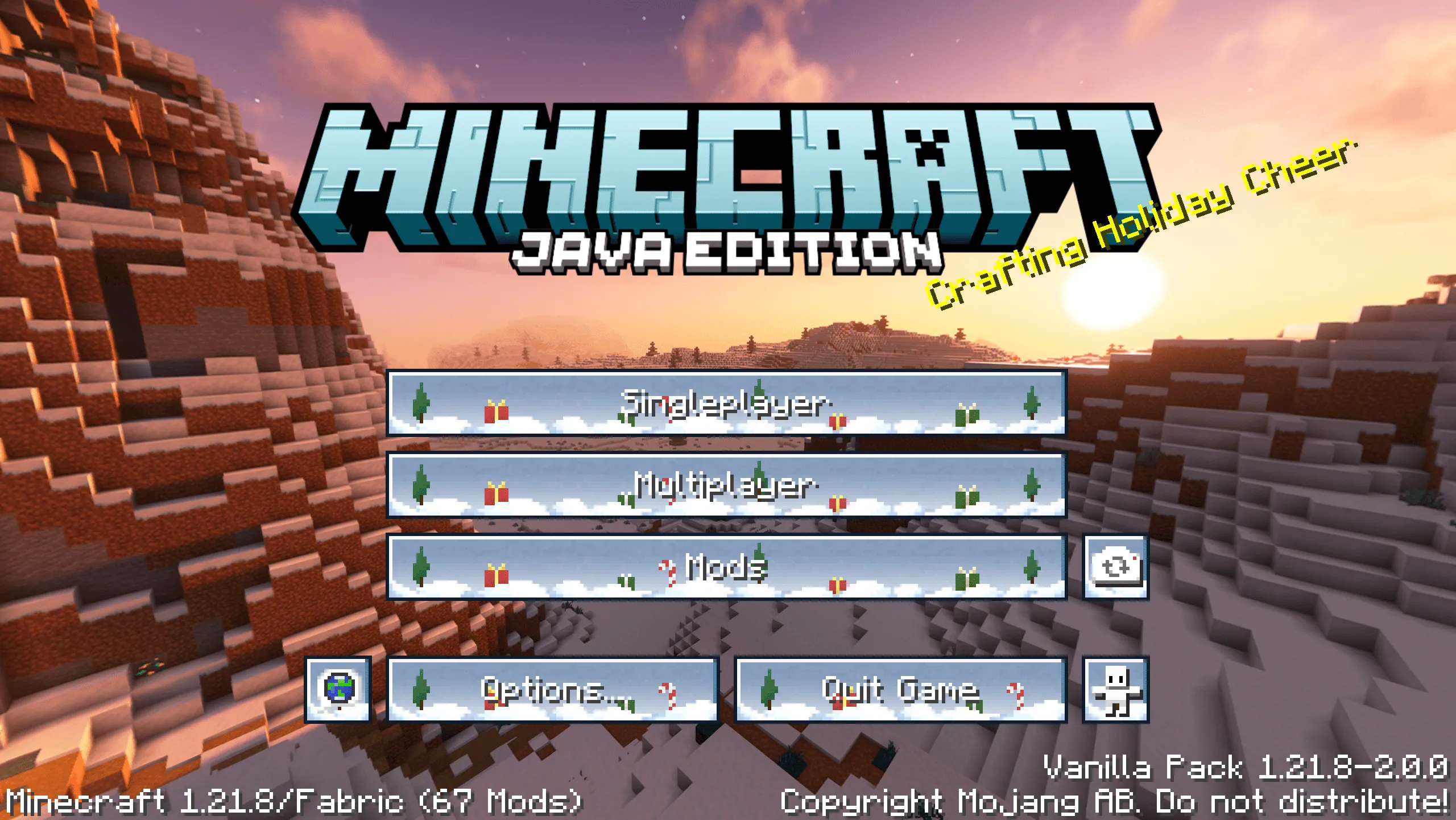 Winter GUI Pack, Текстуры, Minecraft