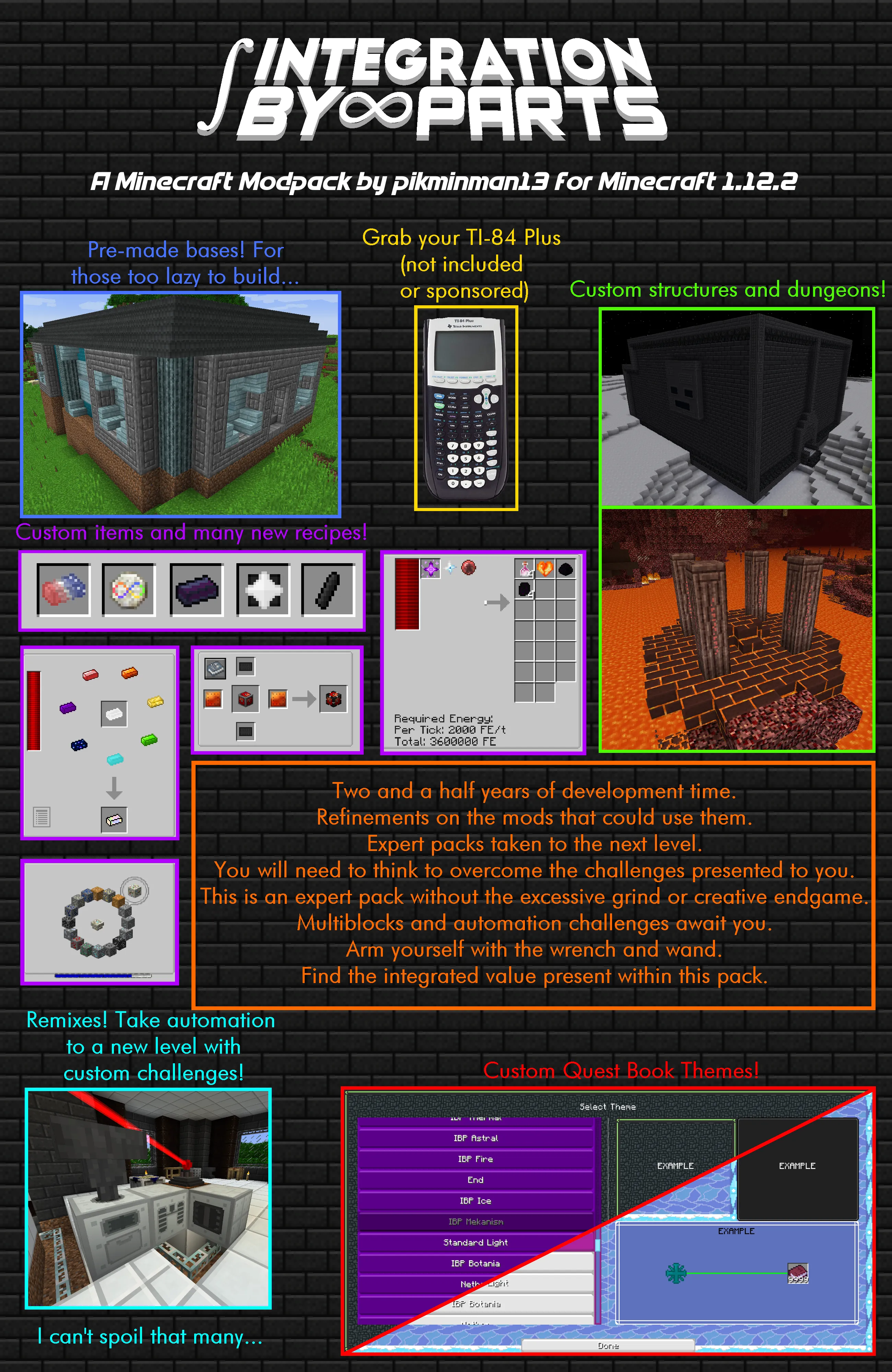 Integration By Parts — скриншот 1 (Модпаки, Minecraft)