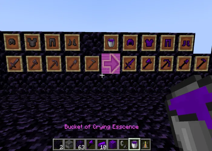 Crying Upgrade, Моды, Minecraft