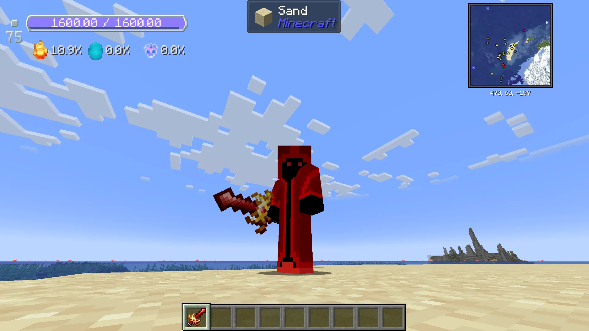 Longer Scarab Sword for Fossils and Archeology: Revival — скриншот 6 (Текстуры, Minecraft)