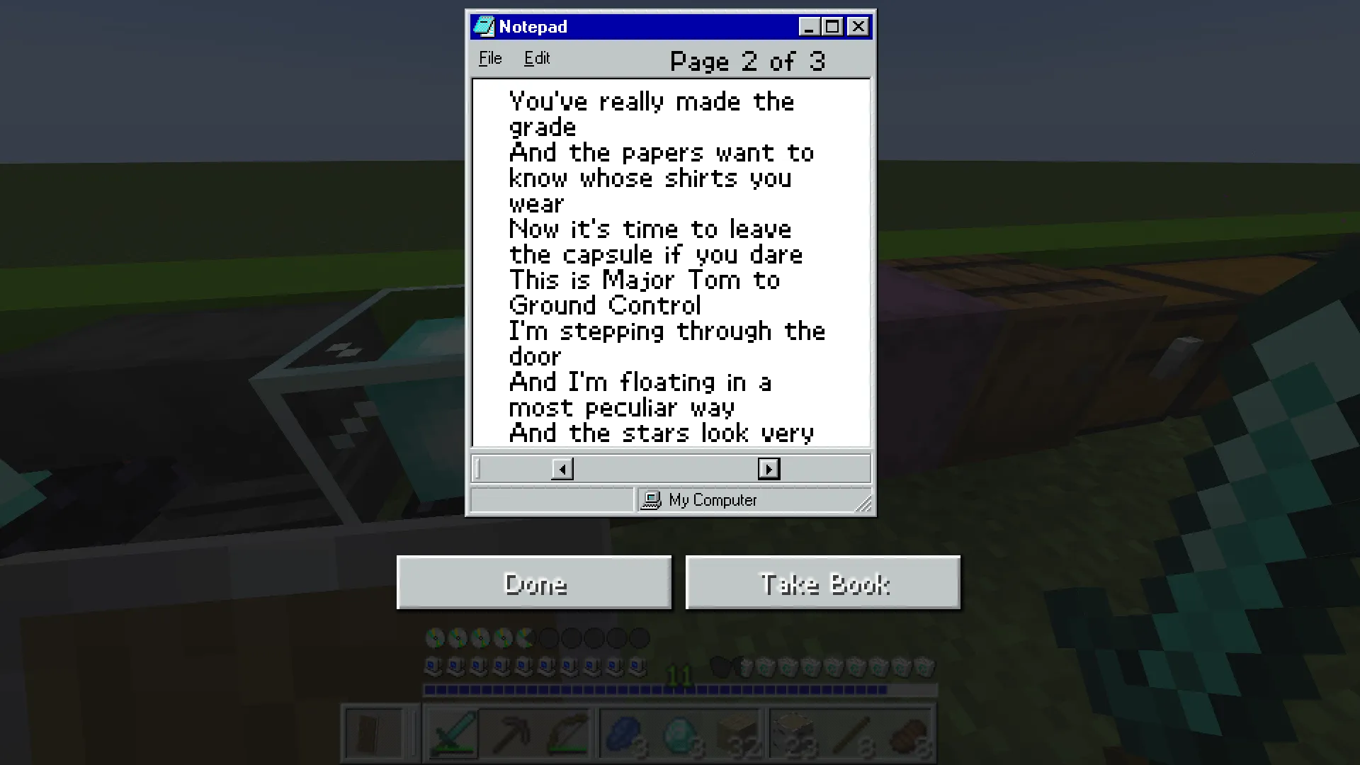 System 98 (Windows 98 Themed GUI), Текстуры, Minecraft