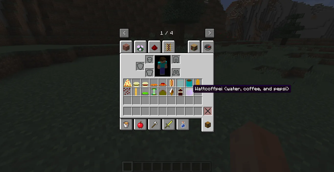 The food mod — скриншот 1 (Моды, Minecraft)