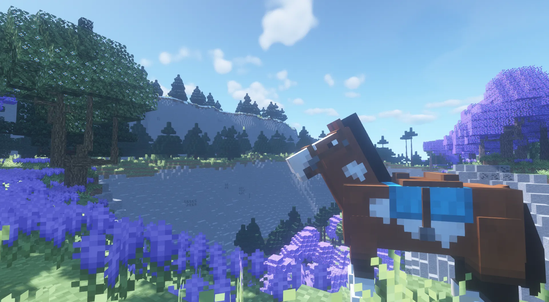 Purpura Skies: Covens & Cottages — скриншот 6 (Модпаки, Minecraft)
