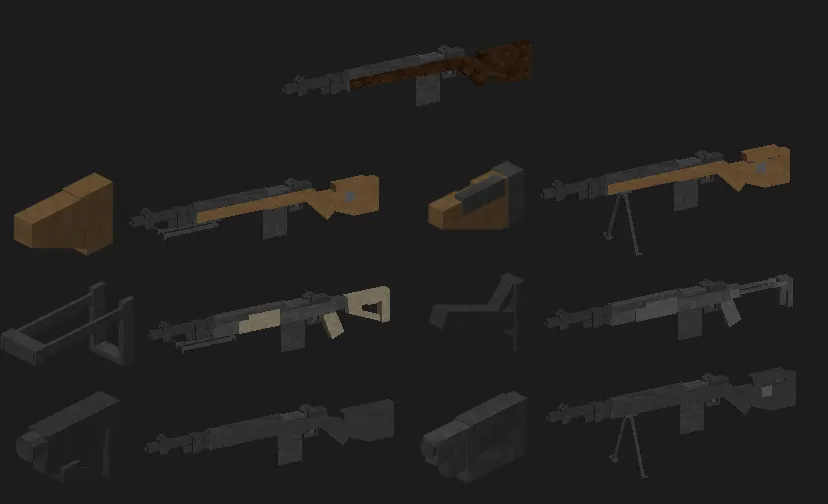 Gun Collection, Моды, Minecraft
