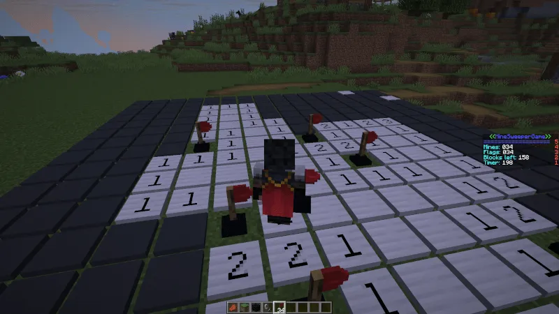 MineSweeperGame — скриншот 1 (Плагины, Minecraft)