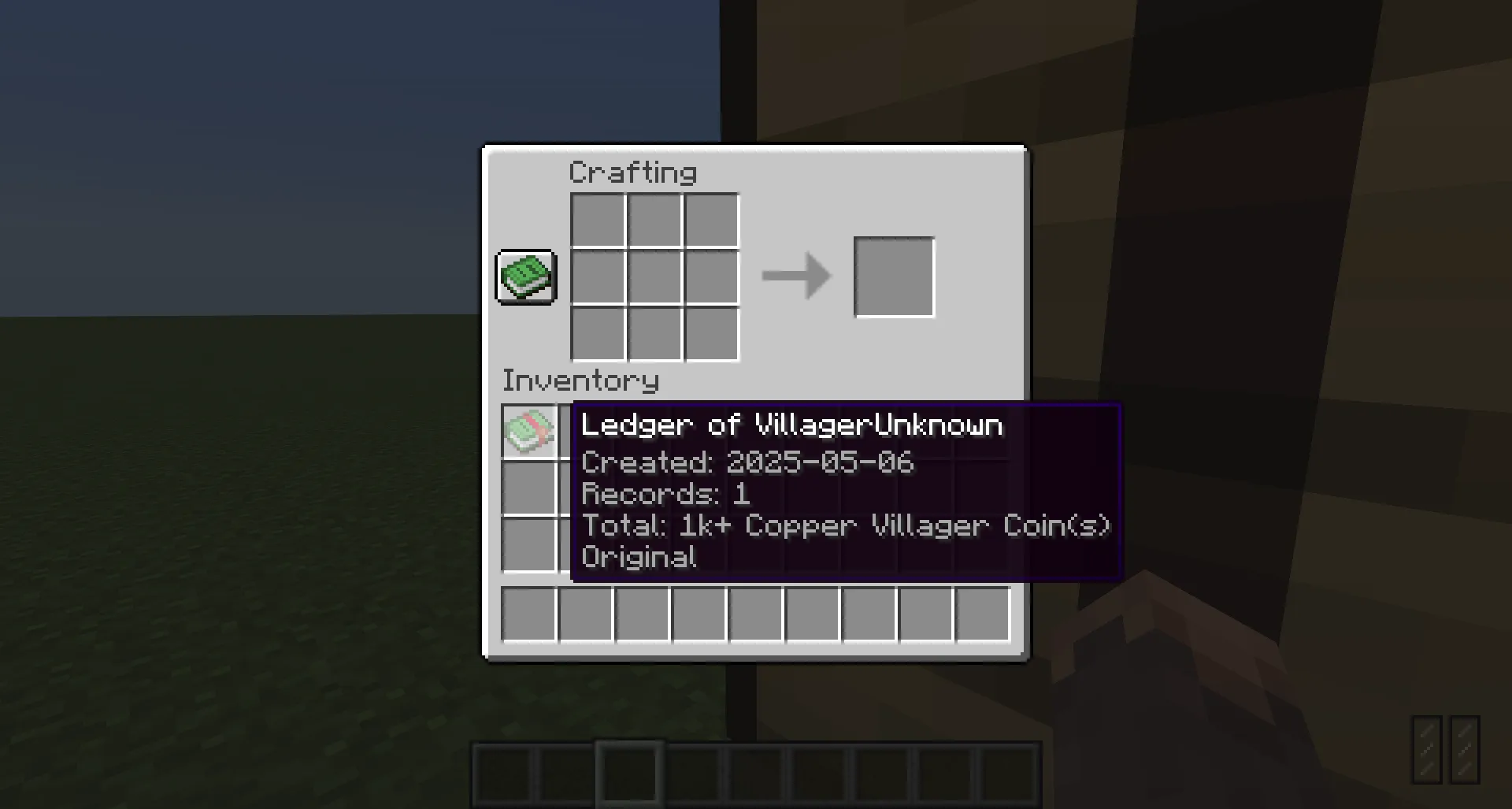 Bookkeeping for Villager Coin (Receipts & Ledgers) — скриншот 5 (Моды, Minecraft)