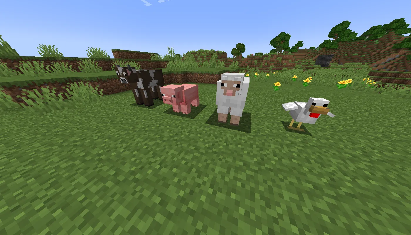 Square Shadow, Текстуры, Minecraft