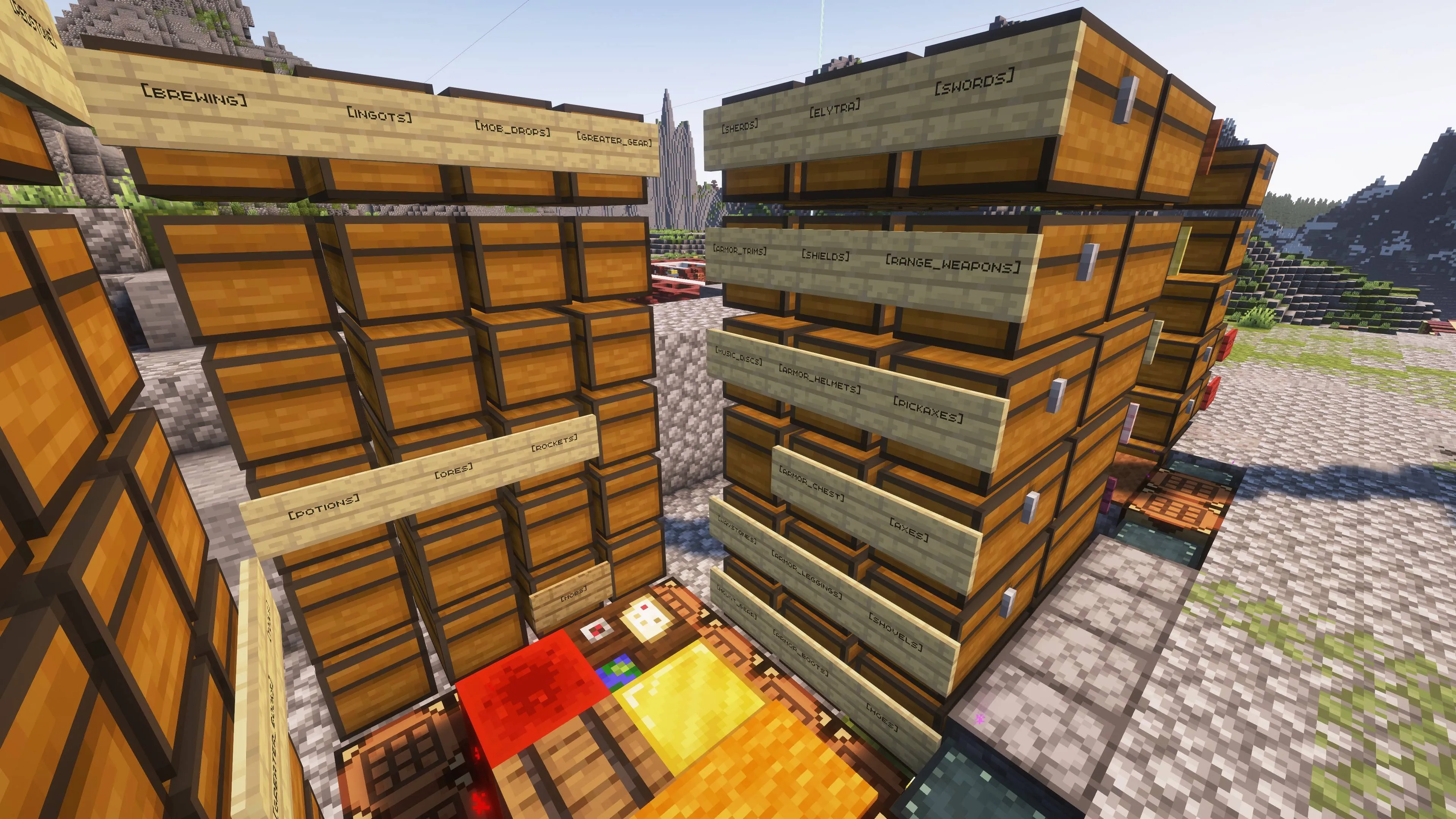 SortCraft, Моды, Minecraft