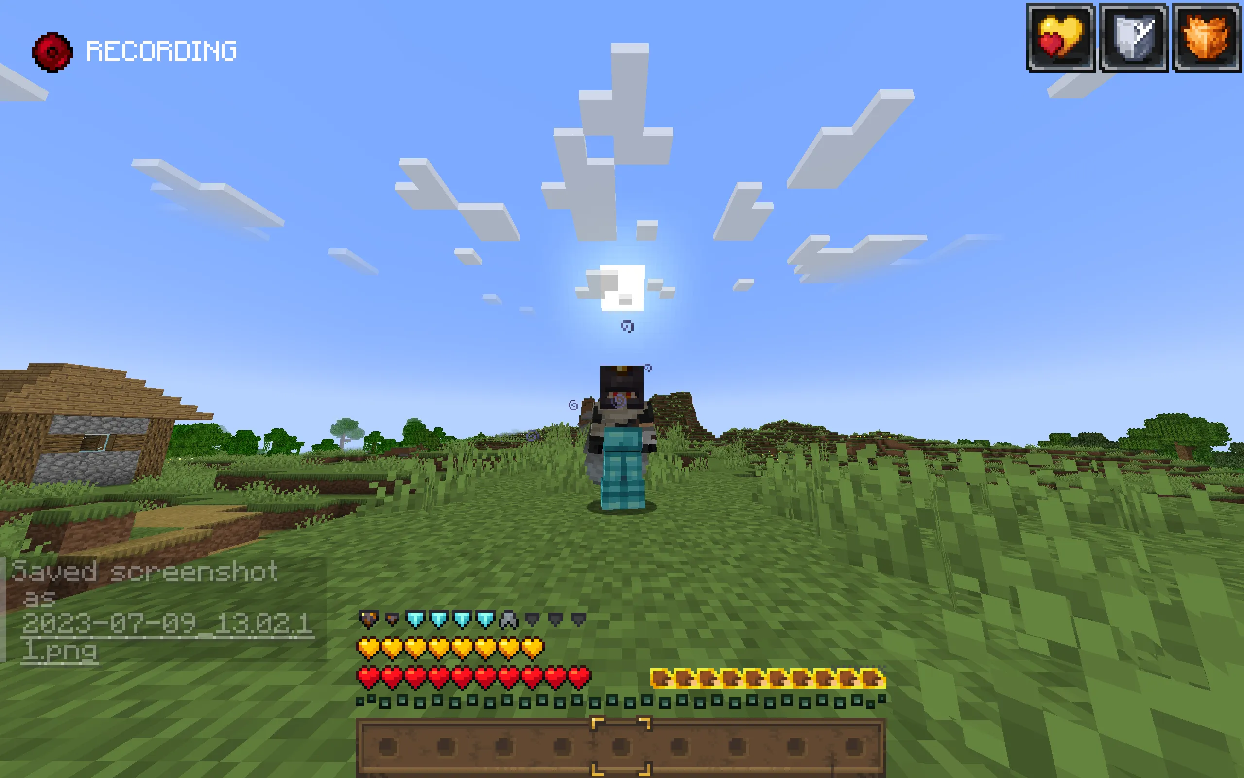 HIDYK's REALM Addon - Detail Armor Bar — скриншот 2 (Текстуры, Minecraft)