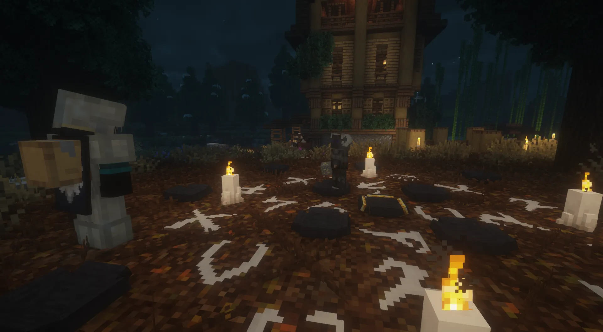 Purpura Skies: Covens & Cottages — скриншот 5 (Модпаки, Minecraft)