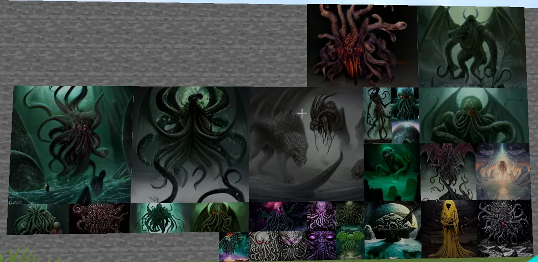 Cthulhu Art — скриншот 1 (Текстуры, Minecraft)