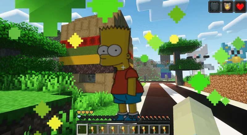 bart eat my life — скриншот 1 (Текстуры, Minecraft)