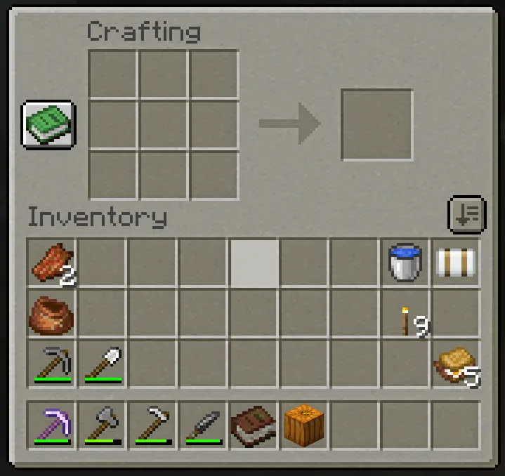 Earthy GUI — скриншот 3 (Текстуры, Minecraft)
