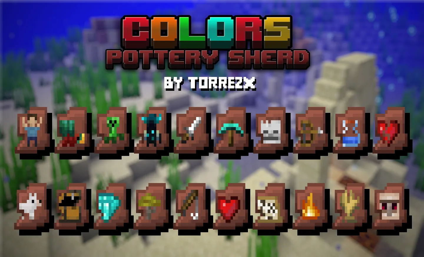 Torrezx-Color pottery sherd — скриншот 1 (Текстуры, Minecraft)