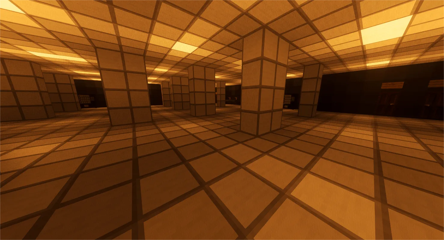 The Backrooms-Noclip, Карты, Minecraft