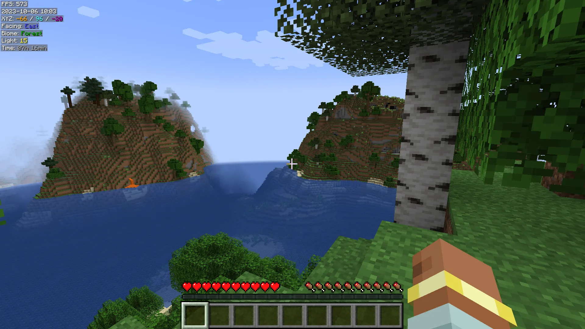 GPS Displayer — скриншот 2 (Моды, Minecraft)