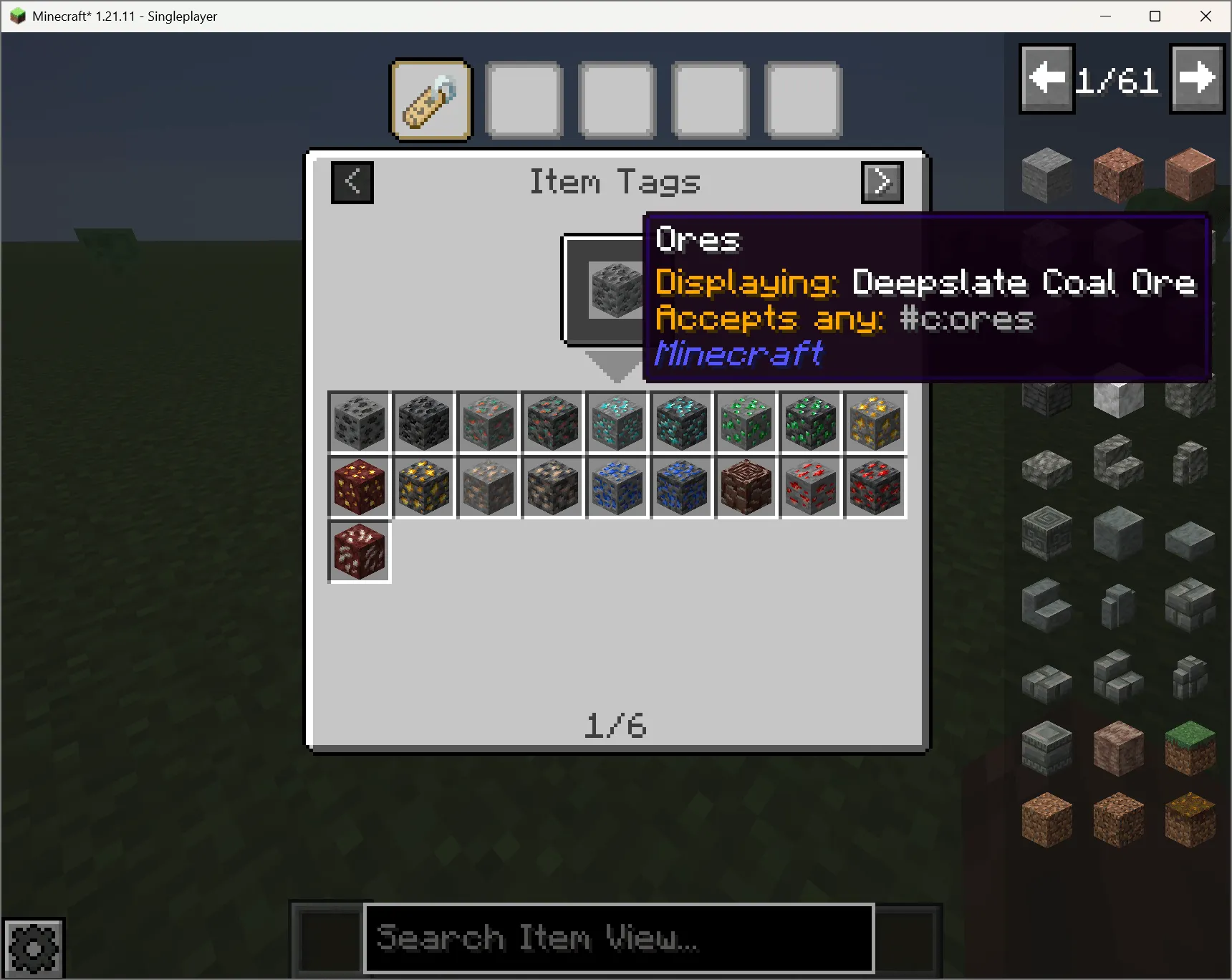 Reliable Recipe Viewer (RRV) — скриншот 1 (Моды, Minecraft)