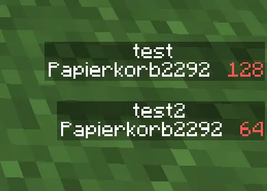 MultiScoreboard, Моды, Minecraft
