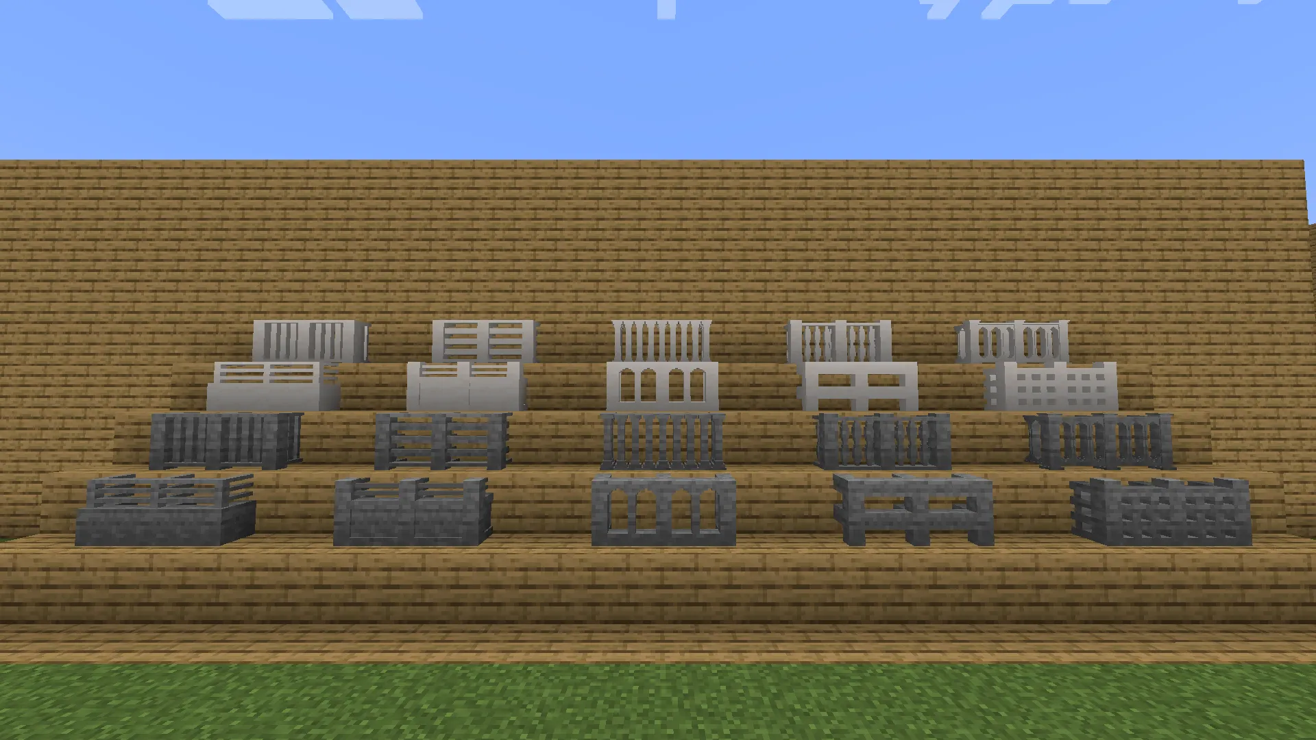 Decorative Railings — скриншот 4 (Моды, Minecraft)