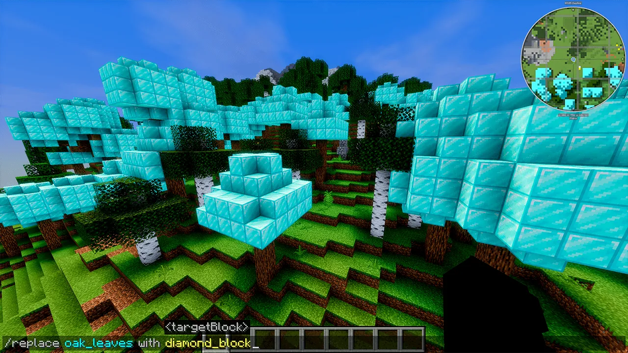 ReplaceBlocksMod — скриншот 1 (Моды, Minecraft)