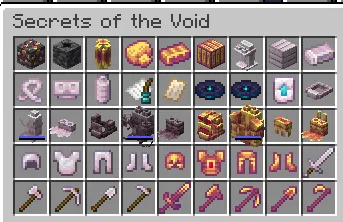Secrets of the Void, Моды, Minecraft