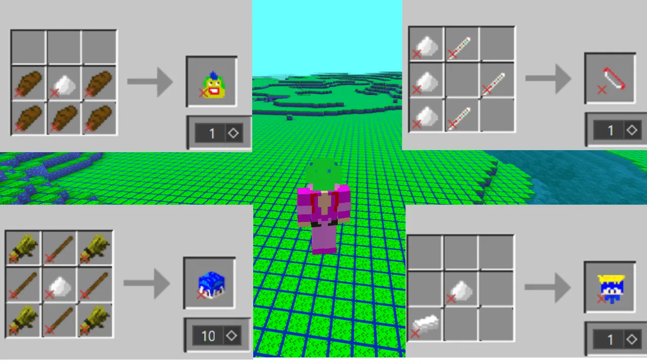 Mieta world, Моды, Minecraft