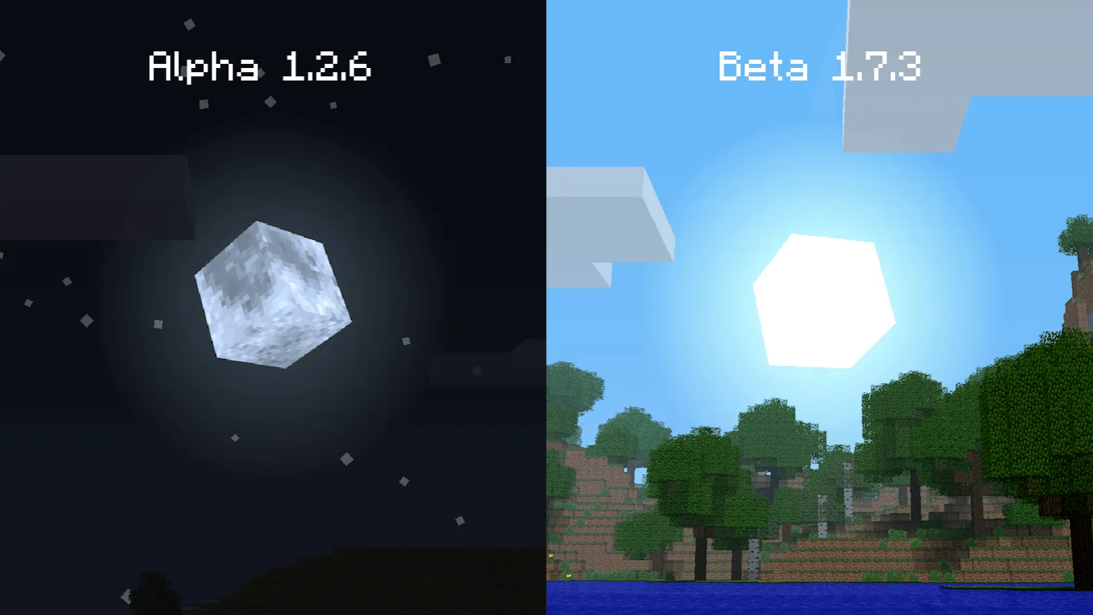 Cubic Sun & Moon, Текстуры, Minecraft