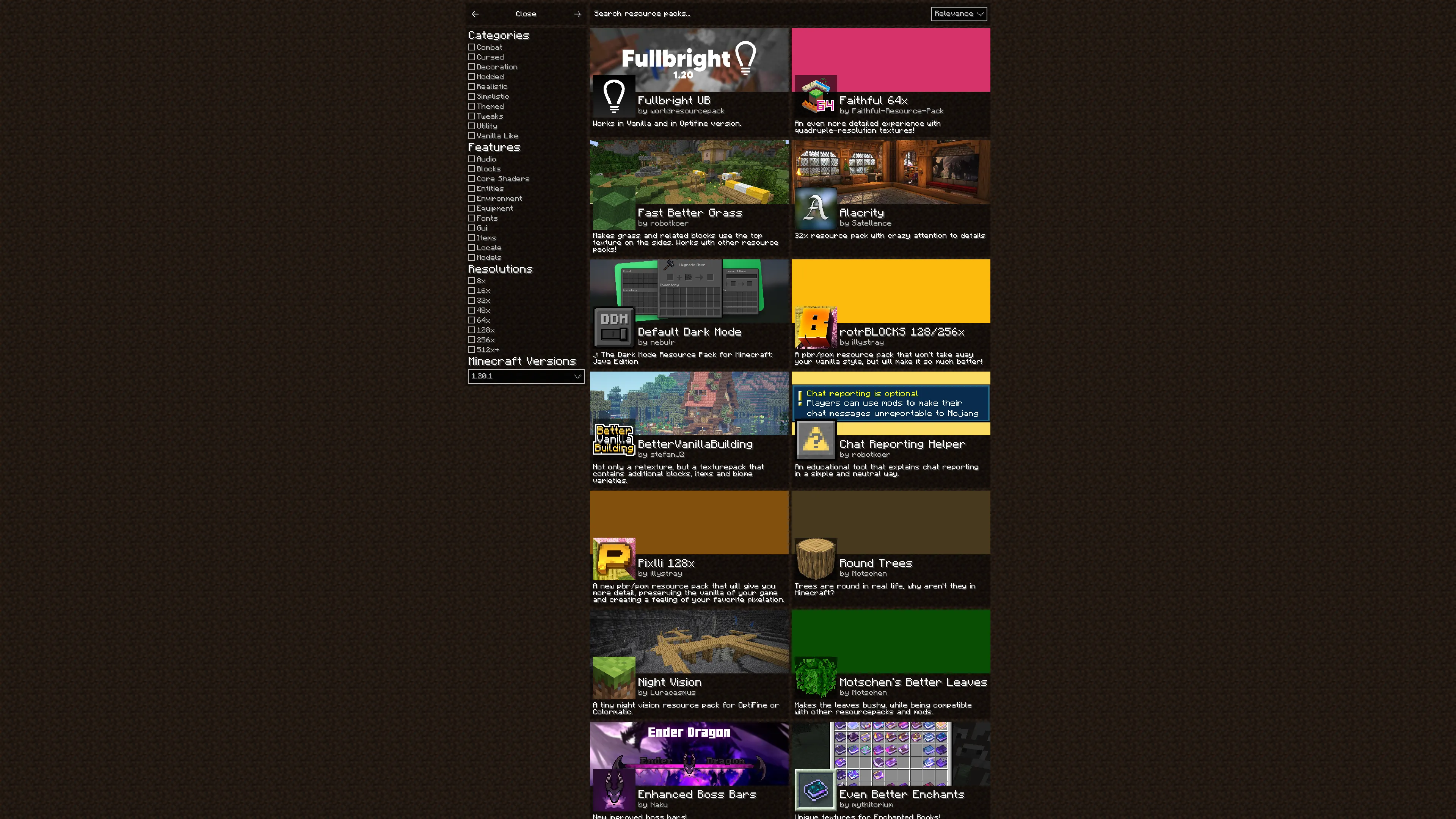Immersive Client Side — скриншот 1 (Модпаки, Minecraft)