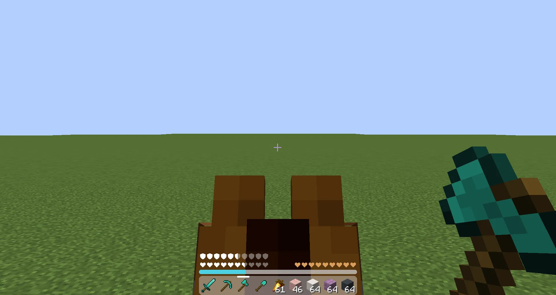 Modern Glass Hotbar — скриншот 6 (Текстуры, Minecraft)