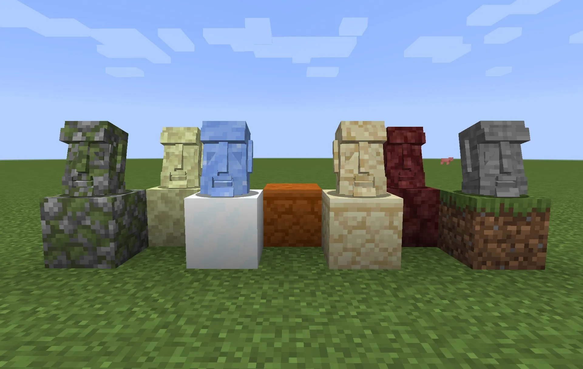 MoyaiStones, Моды, Minecraft
