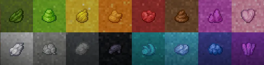 Dye Bound, Текстуры, Minecraft