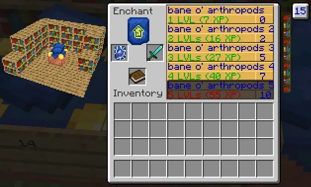 Enchanting Templates — скриншот 1 (Моды, Minecraft)