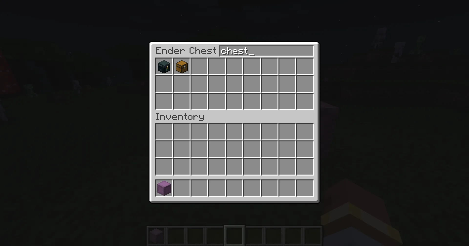 Chest Search Bar, Моды, Minecraft