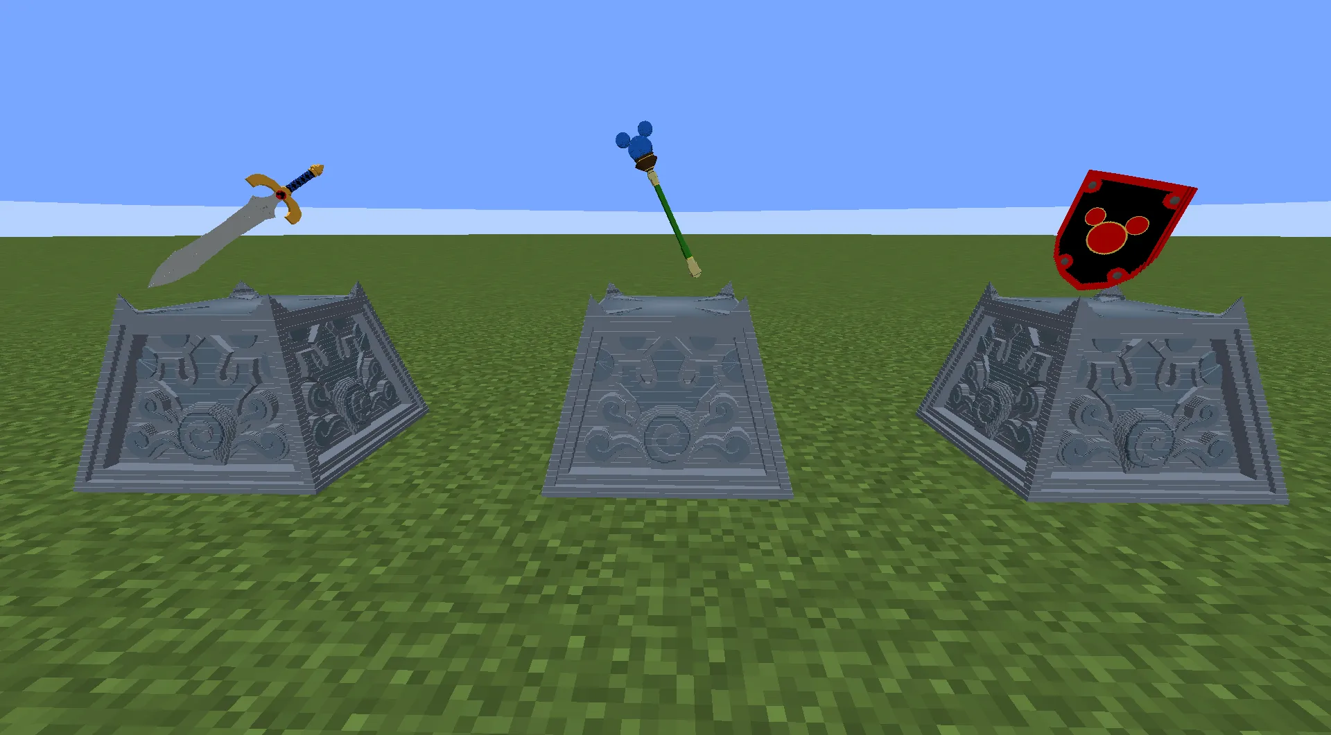 Dive to the Heart, Текстуры, Minecraft