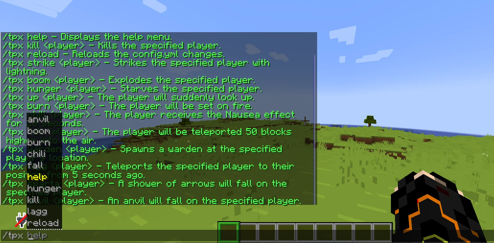 TurulPowerX — скриншот 1 (Плагины, Minecraft)