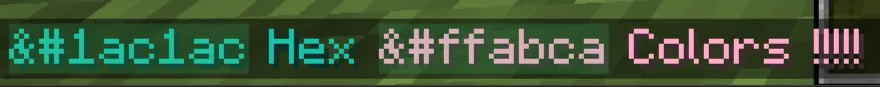 Hex Text — скриншот 3 (Моды, Minecraft)