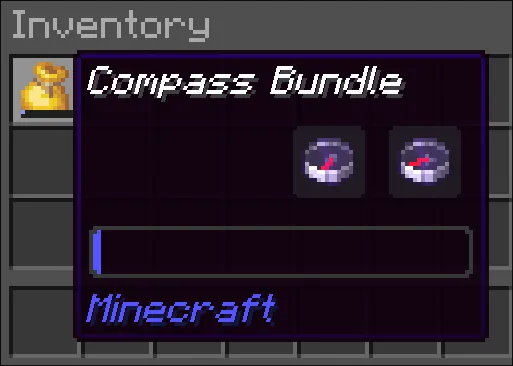 Simple HUD Compass — скриншот 1 (Моды, Minecraft)
