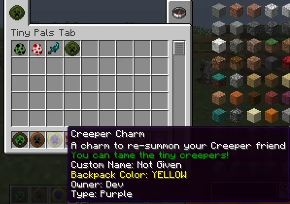 Tiny Pals, Моды, Minecraft