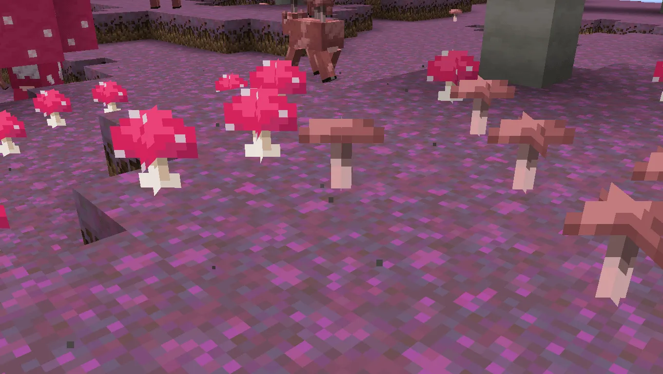 Mushrooms Recolored — скриншот 1 (Текстуры, Minecraft)