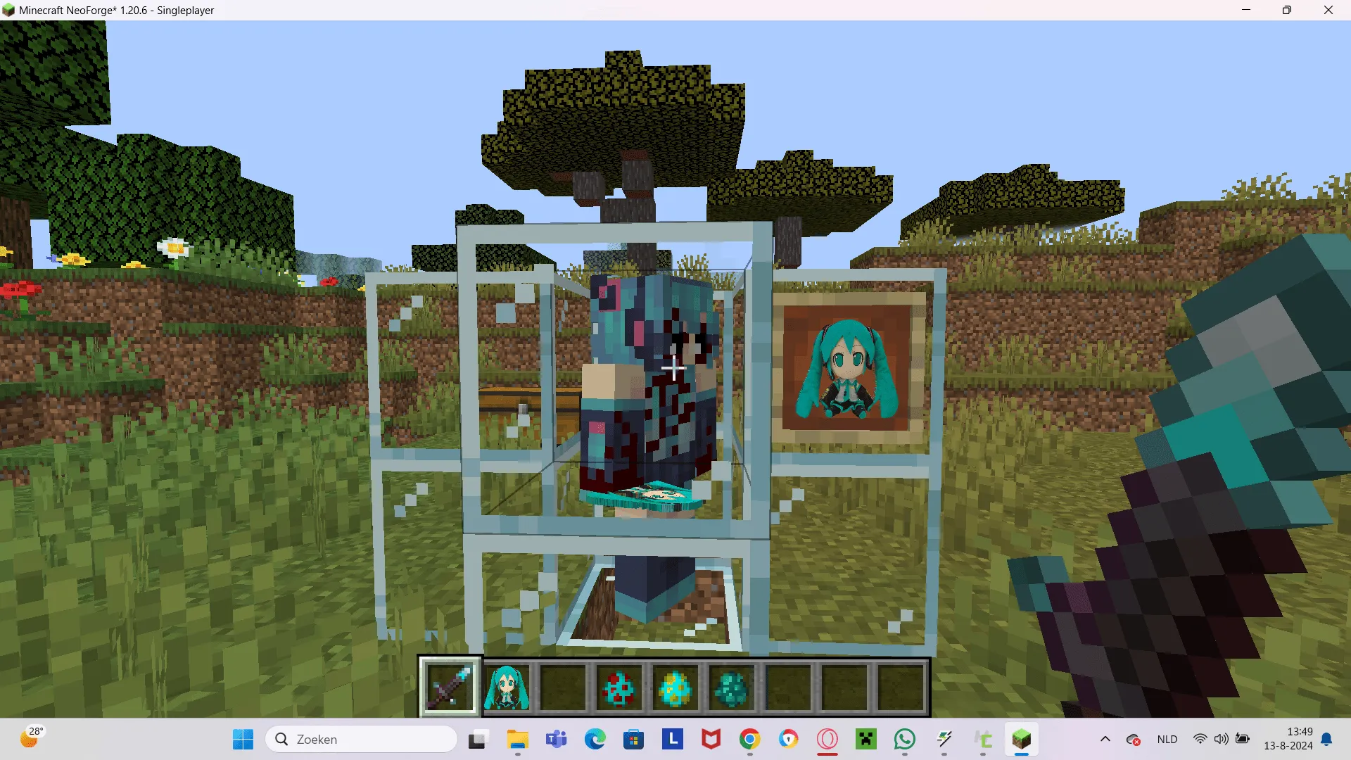 the weapons and custom mobs canceled and about to be remade, Моды, Minecraft