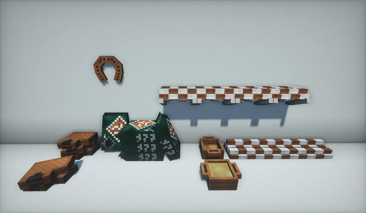 Scarlet Springs Equestrian Decor (SSED) — скриншот 7 (Моды, Minecraft)