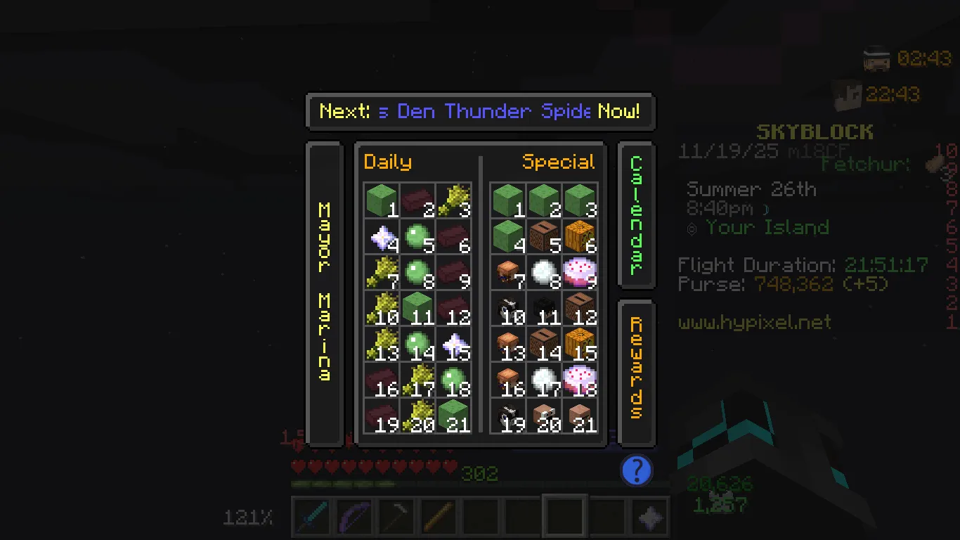 Hypixel Skyblock Client — скриншот 3 (Модпаки, Minecraft)