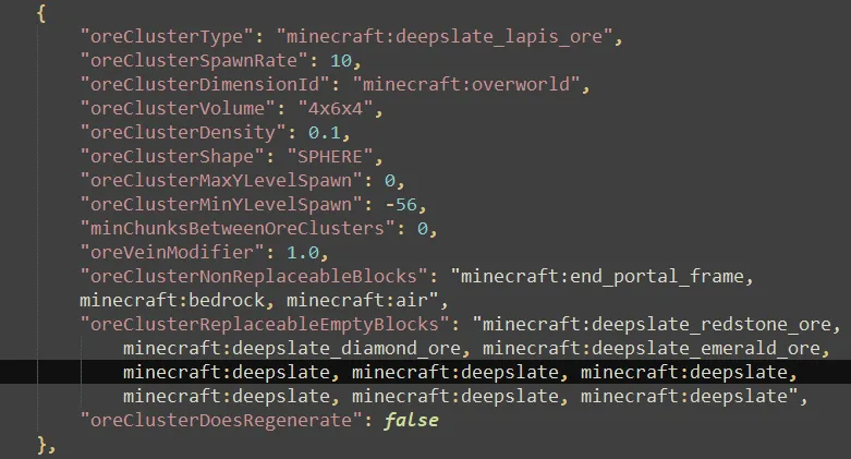 HB's Ore Clusters and Regen — скриншот 5 (Моды, Minecraft)