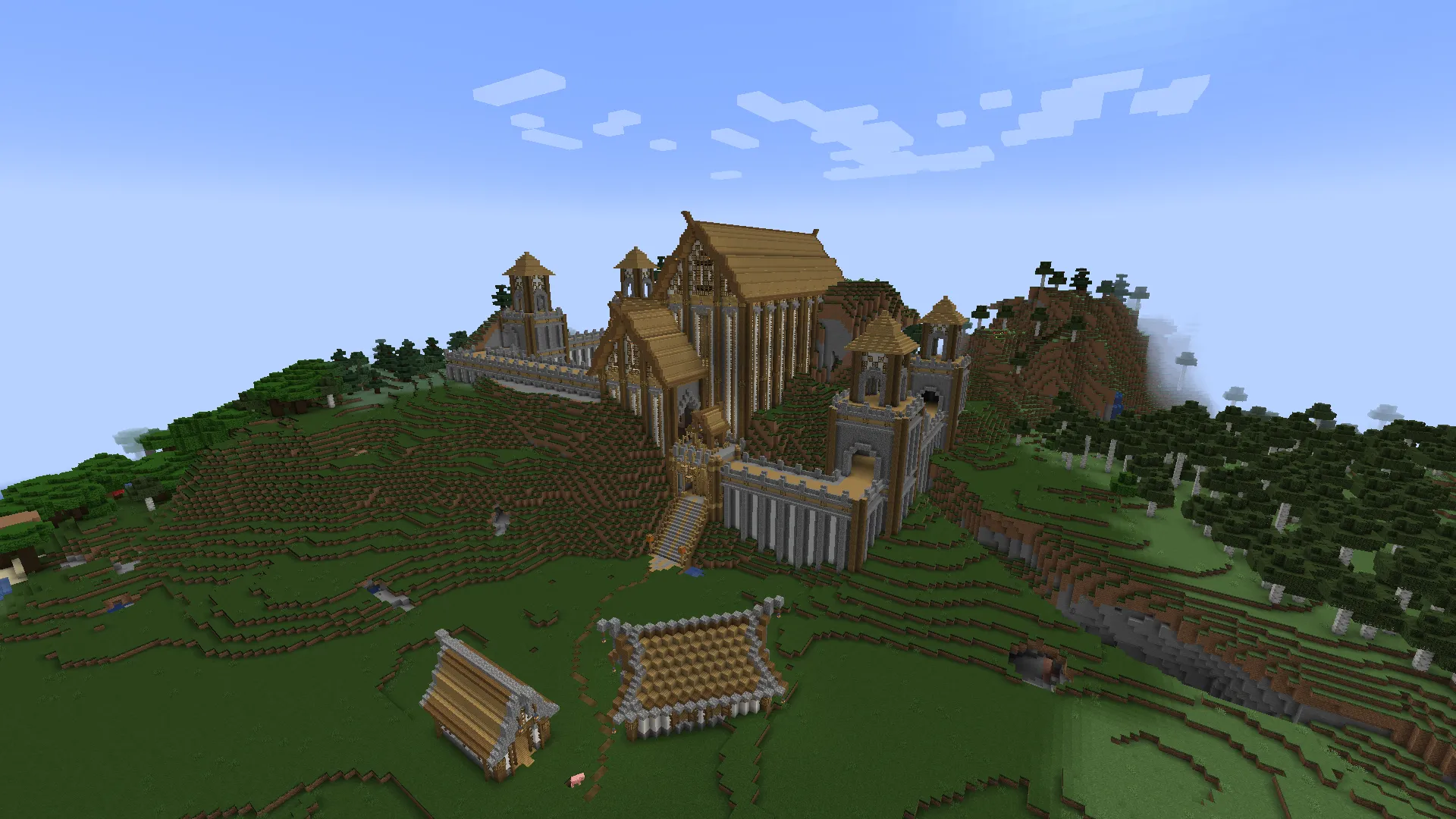Medieval Fantasy Style Themed Kingdoms and Landscape, Карты, Minecraft