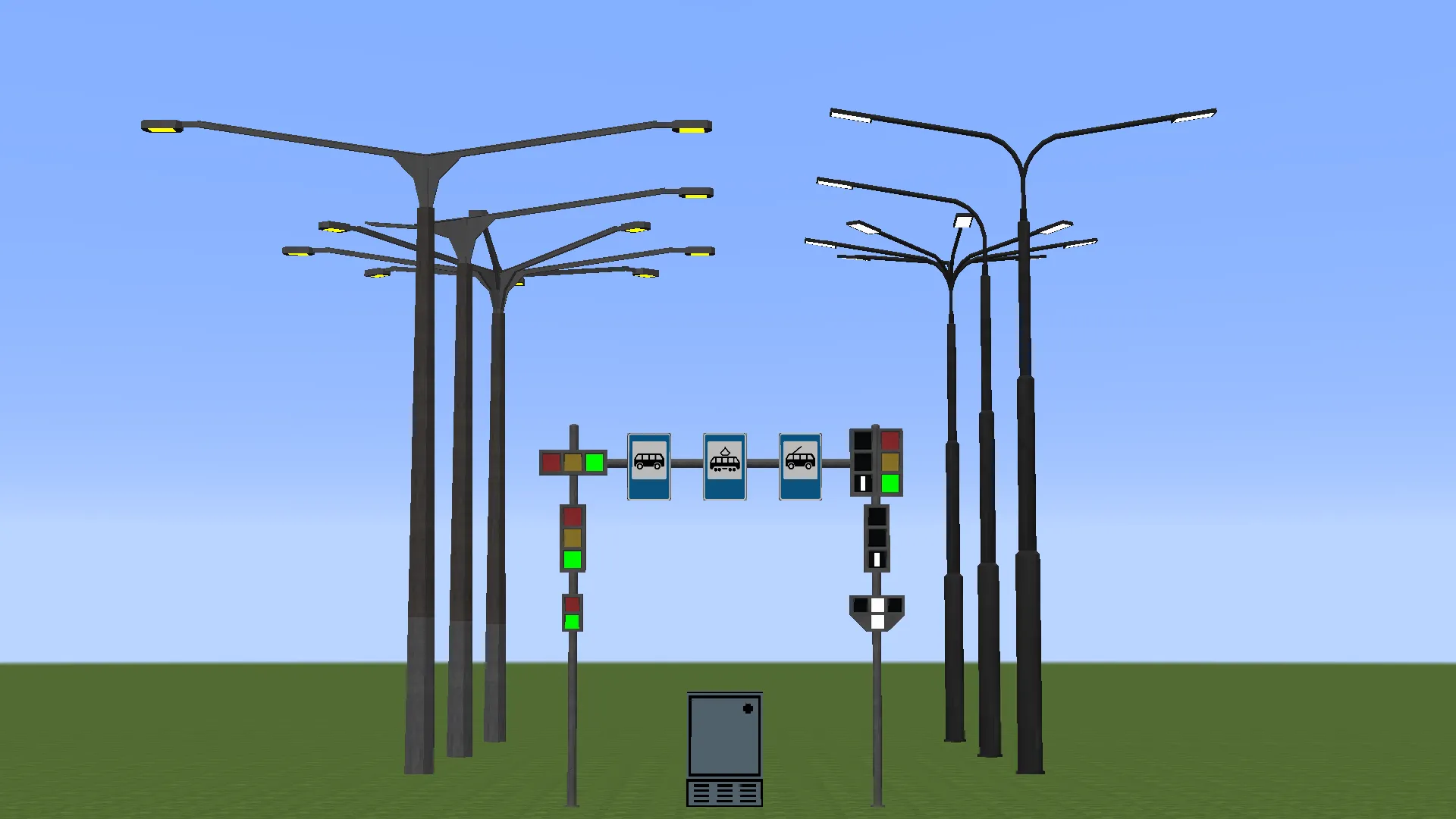 [Immersive Vehicles/MTS] City infrastructure pack, Моды, Minecraft