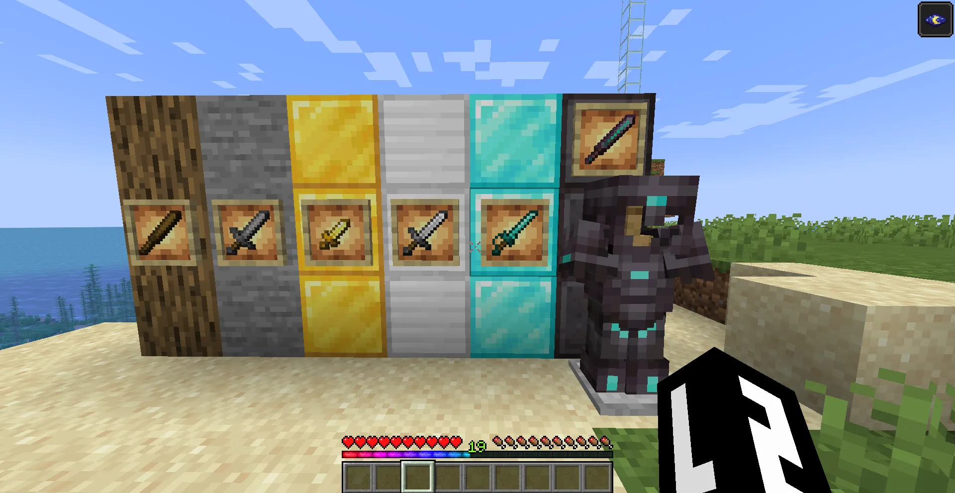 Tempteruim, Текстуры, Minecraft